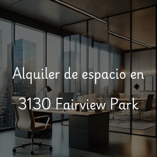 Alquiler de espacio en 3130 Fairview Park