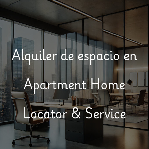 Alquiler de espacio en Apartment Home Locator & Service