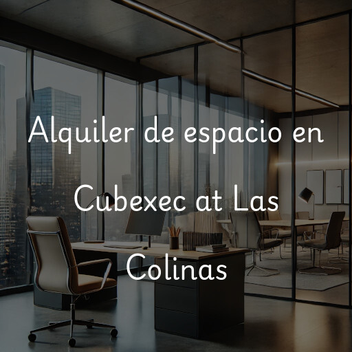 Alquiler de espacio en Cubexec at Las Colinas