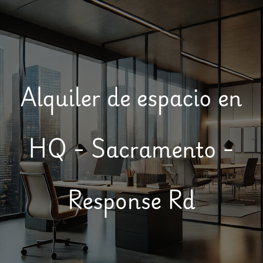 Alquiler de espacio en HQ - Sacramento - Response Rd