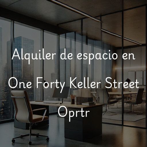 Alquiler de espacio en One Forty Keller Street Oprtr