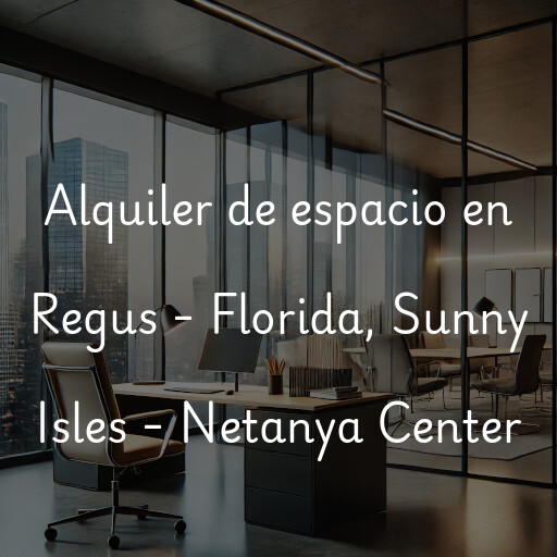 Alquiler de espacio en Regus - Florida, Sunny Isles - Netanya Center